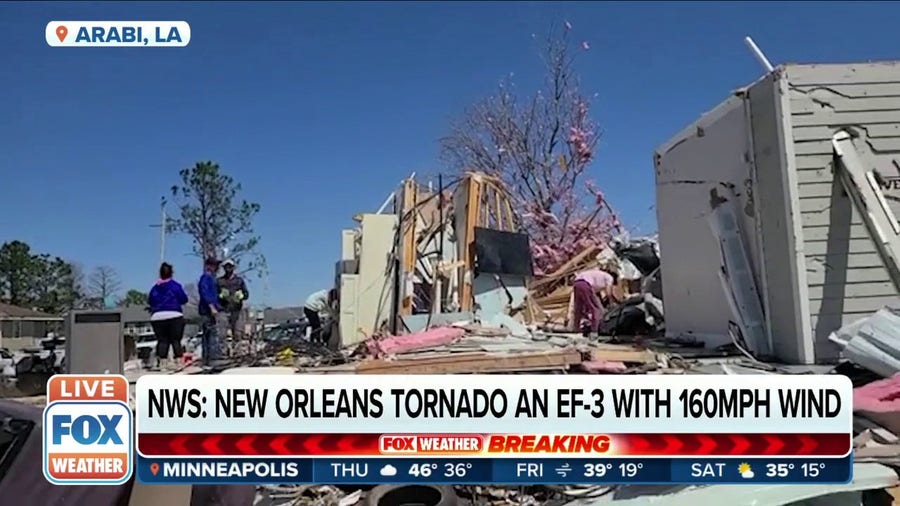 Man and 5-year-old son hid in bathroom during tornado, that's only room left standing