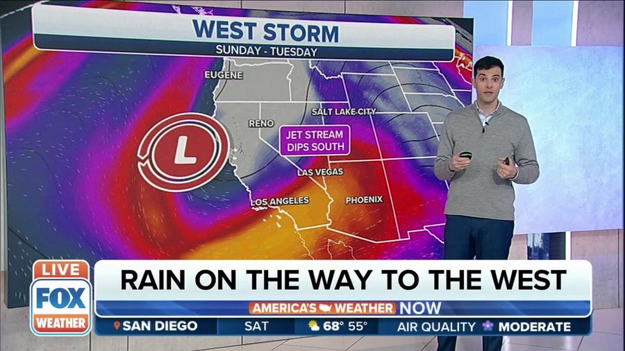 Parts of California to see month's worth of rain with upcoming system