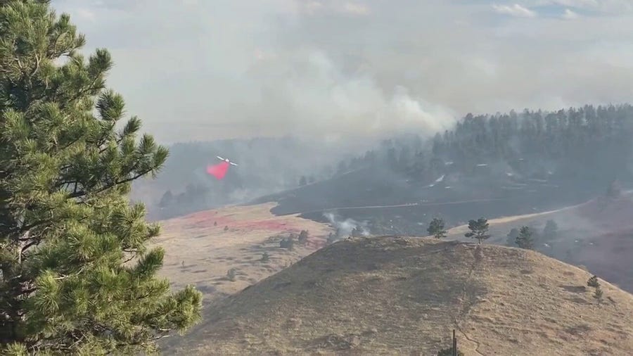 Aerial attack on NCAR Fire