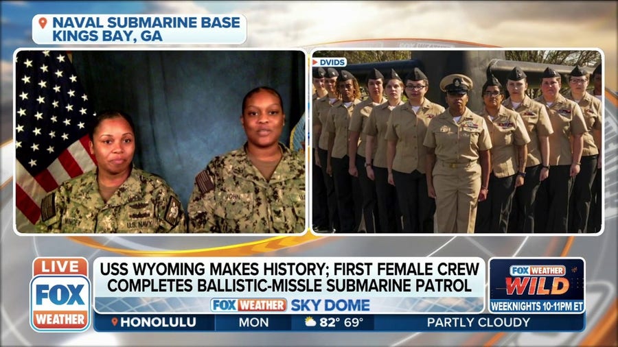 USS Wyoming makes history, first female crew completes ballistic-missile submarine patrol