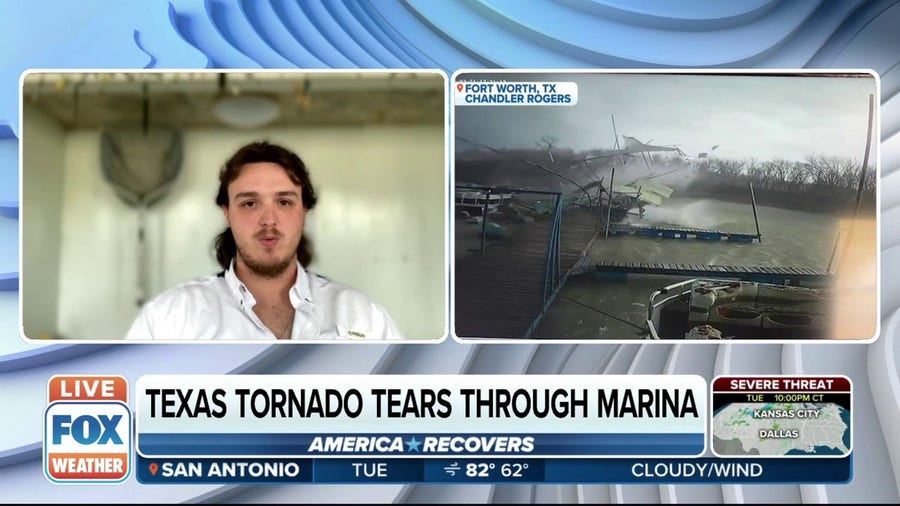 Texas tornado tears through, damages family-owned Marina in Fort Worth, TX