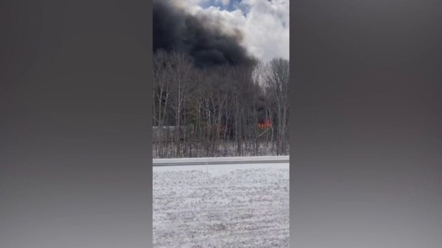 Smoke billows following massive I-81 crash in Pennsylvania