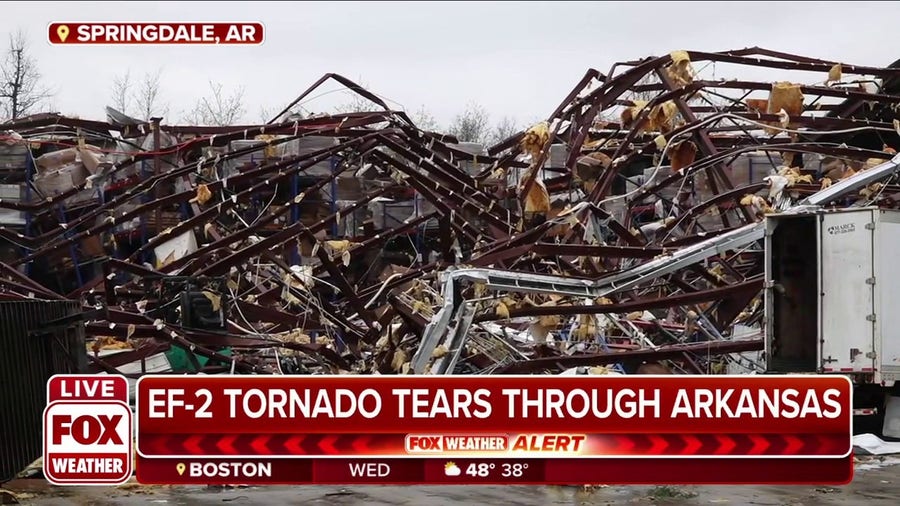 EF-2 tornado ripped through Arkansas on Wednesday