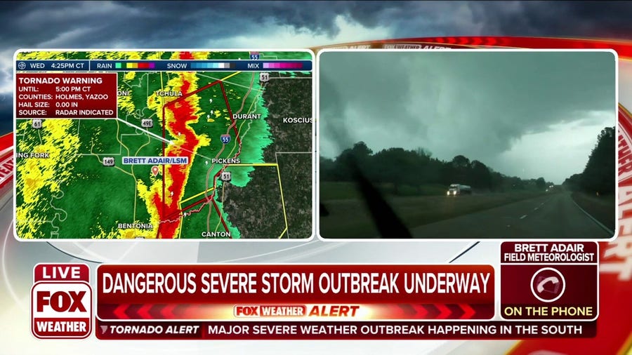 Storm tracker Mississippi tornadoes 'extremely hard to see,' major