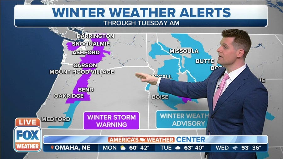 Potential for significant mountain snow to blanket Northwest