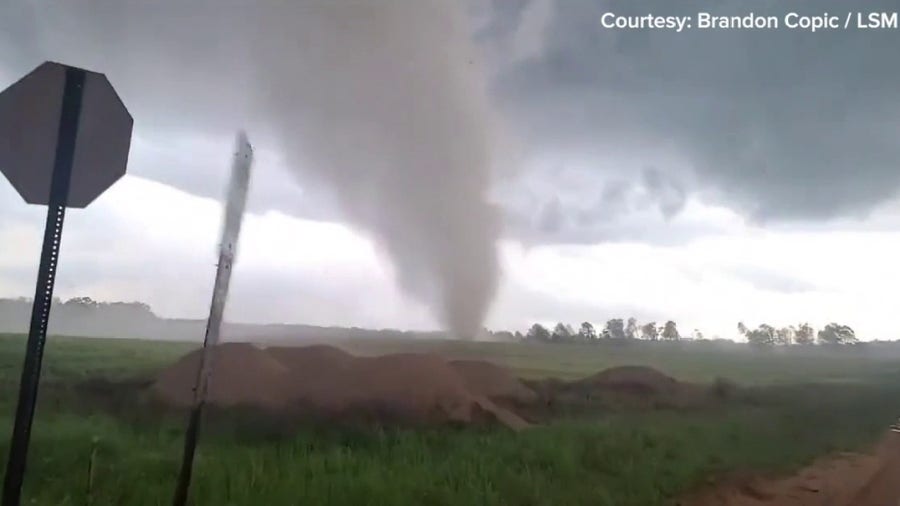 Tornado moves through East Sumter County, GA