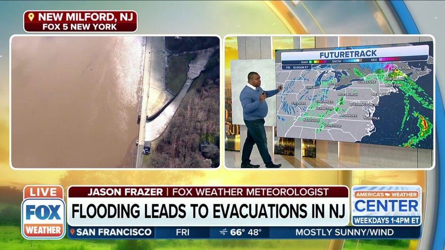 Evacuations under way in NJ as flooding impacts the area