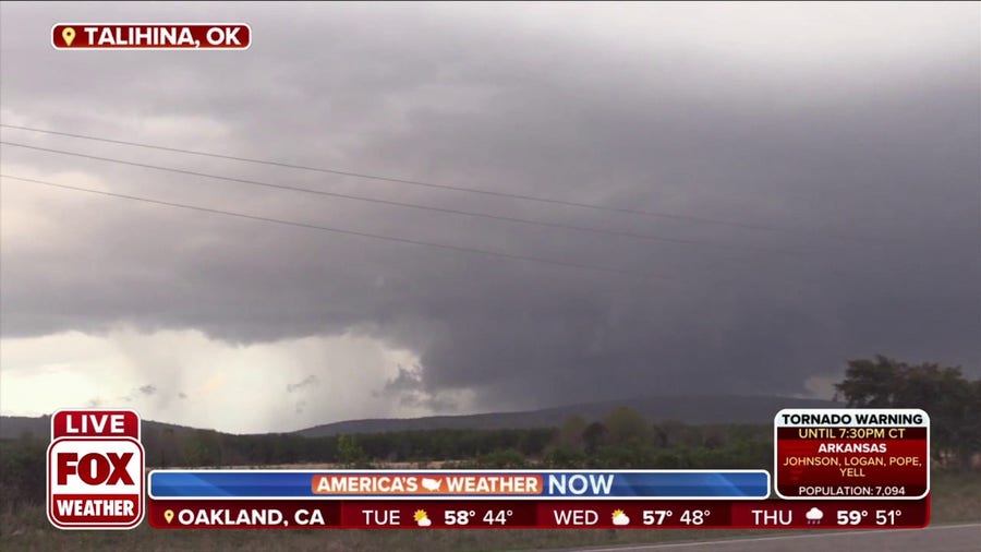 Watch: Ominous looking clouds in Talihina, Oklahoma