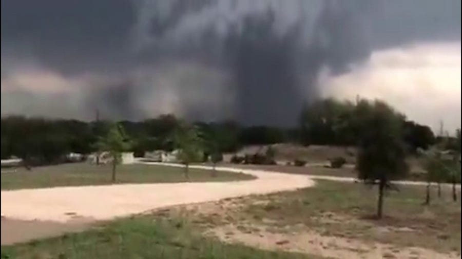 Watch: Tornado moves through Central Texas