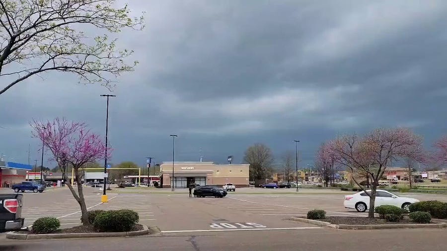 Watch: Tornado sirens in Dyersburg, TN sound off as storms approach