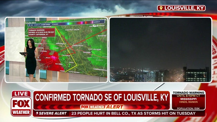 Confirmed tornado in Kentucky