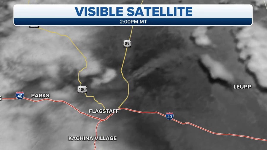 Satellite catches Tunnel Fire in Arizona