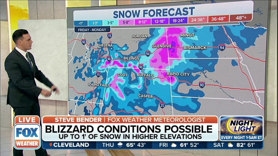 Powerful winter storm targeting northern Plains with blizzard conditions possible