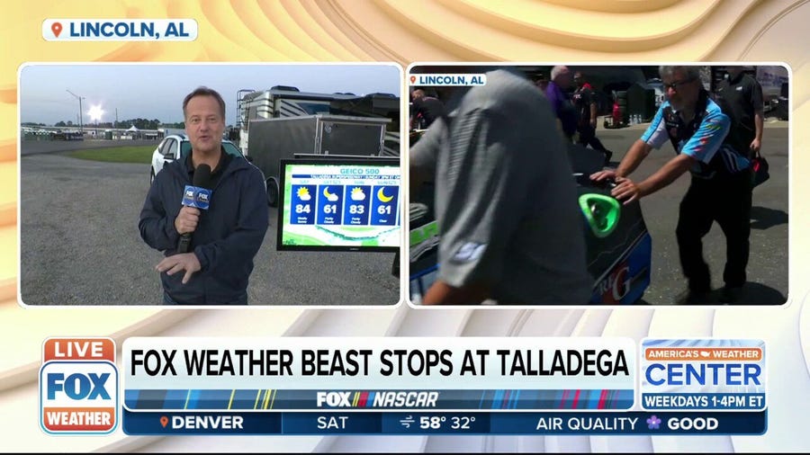 FOX Weather Beast stops at Talladega for NASCAR Cup Series
