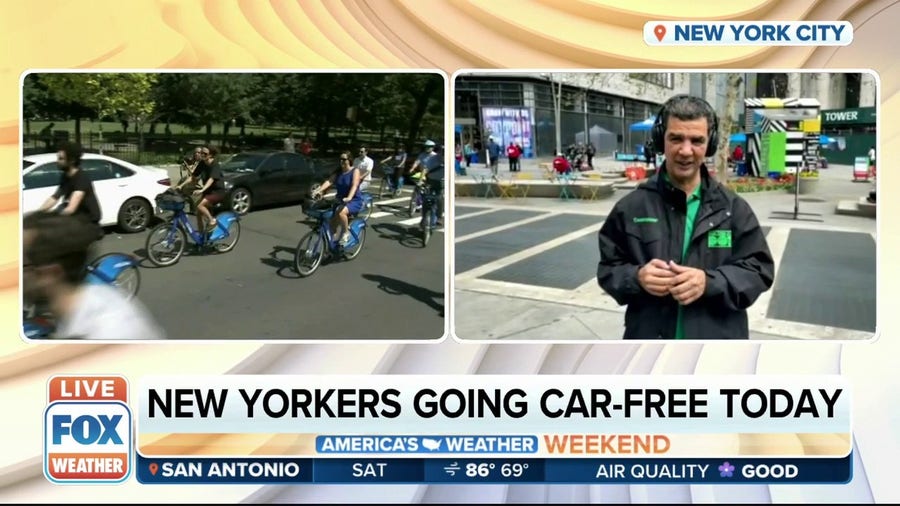 Parts of NYC go car-free for Earth Week