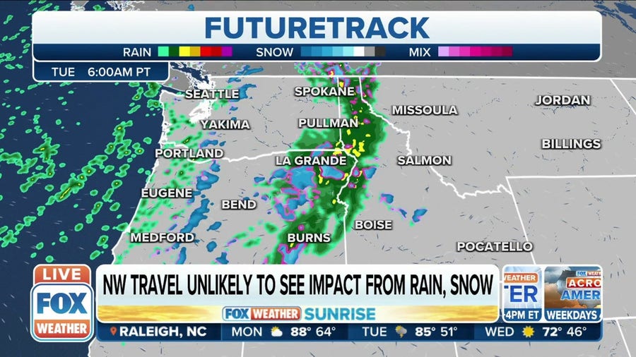Next Pacific storm to spread rain, mountain snow across Northwest into midweek