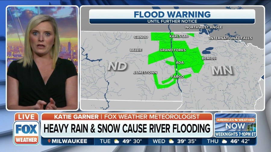 Flood Warning in effect until further notice for North Dakota, Minnesota