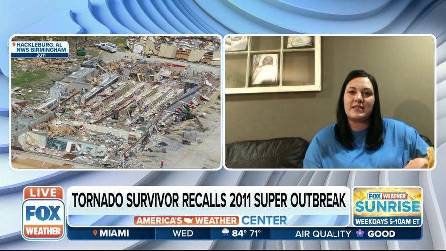 'Stay weather aware': Tornado survivor recounts Alabama's deadliest tornado 11 years later