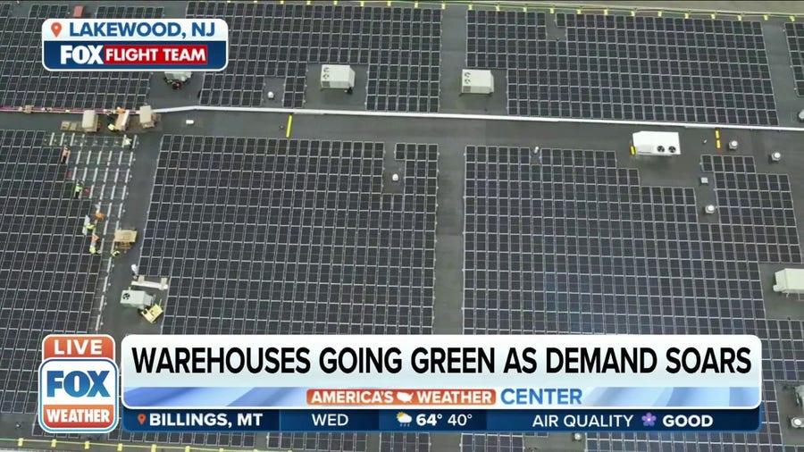 Warehouses are going green as demand soars