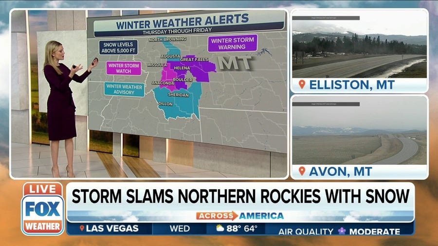 Storm hits Northern Rockies and Cascades with several feet of snow