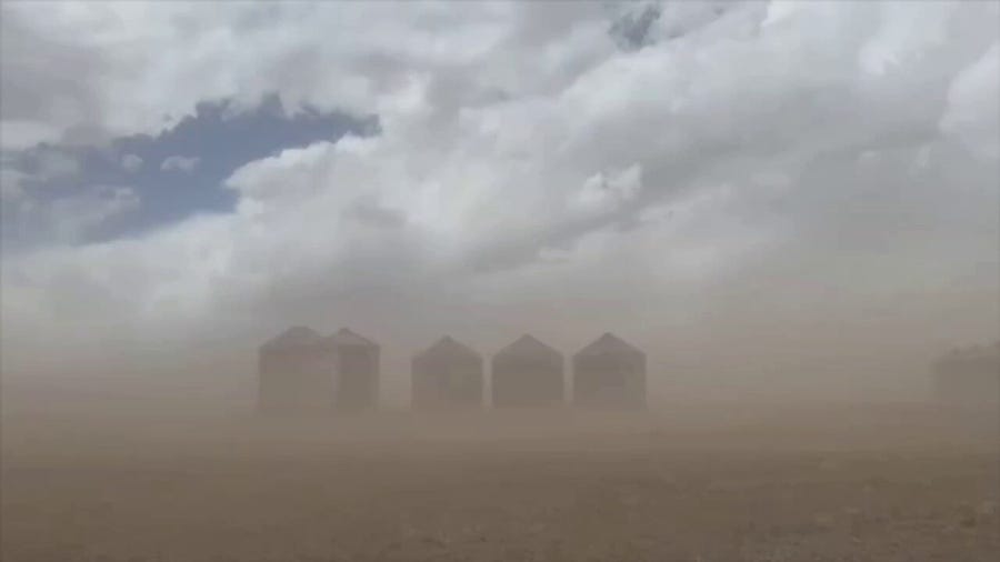 Watch: Dust blows as high winds hit south-central Colorado