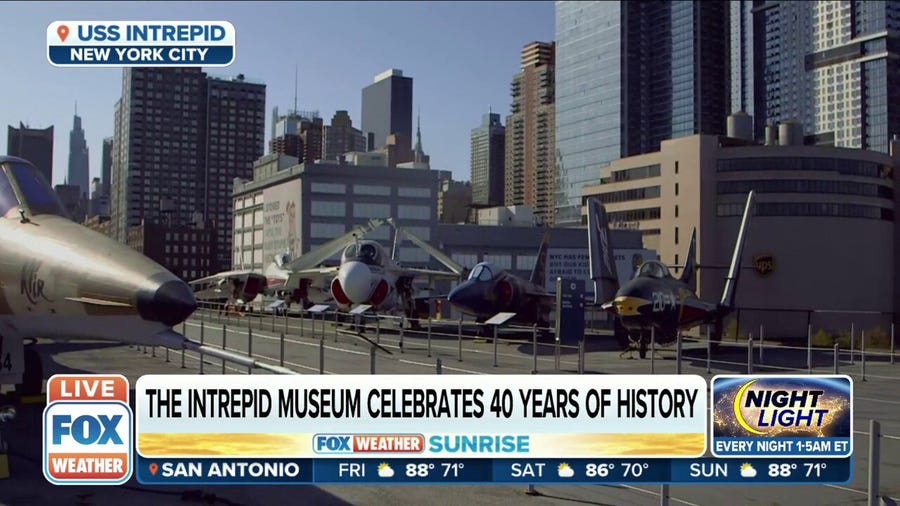 The Intrepid Museum celebrates 40 years of history