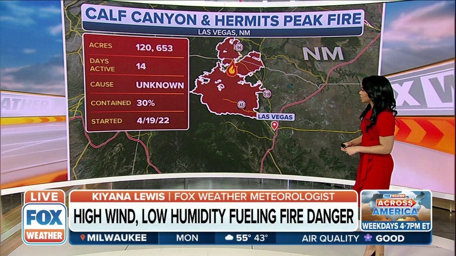 Calf Canyon, Hermits Peak fire burns more than 120,000 acres, 30% contained