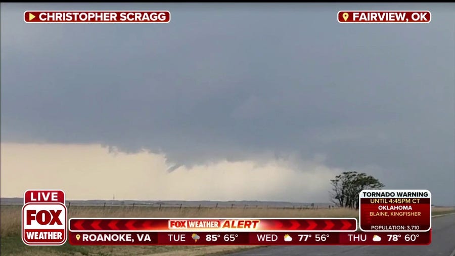 Angry sky: Oklahoma sees dark clouds from tornado-warned storm