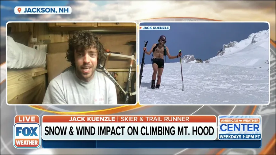 Ski mountaineer sets speed record climbing Mount Hood in 91 minutes