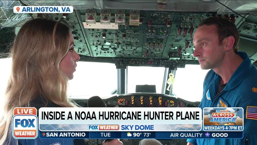 Watch: Here's a look inside one of NOAA's Hurricane Hunter planes