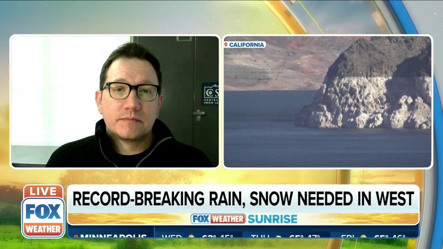 Record-breaking rain, snow needed out West to help end ongoing 22-year drought