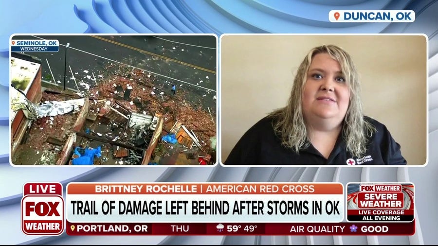 Red Cross on the ground in Oklahoma after tornadoes leave trail of damage
