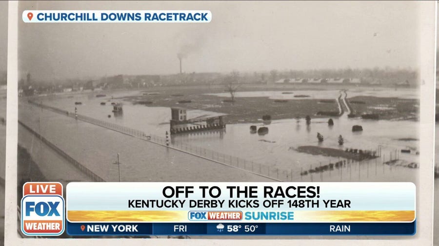 Kentucky Derby's history with the weather