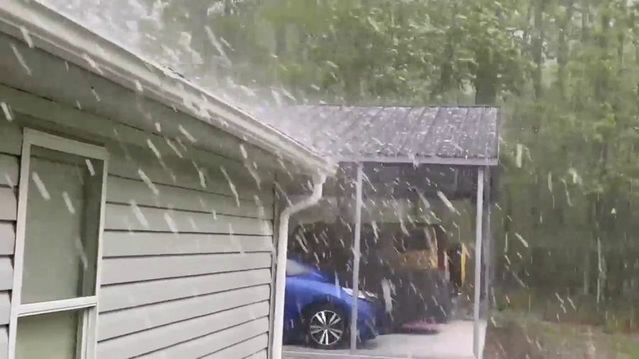 Watch: Hail hits Middle Tennessee