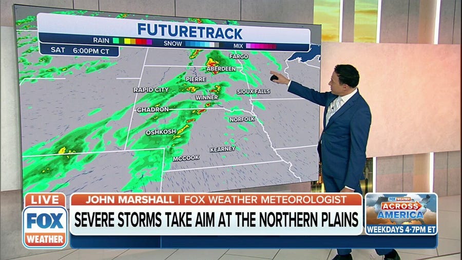 Severe weather takes aim at Northern Plains