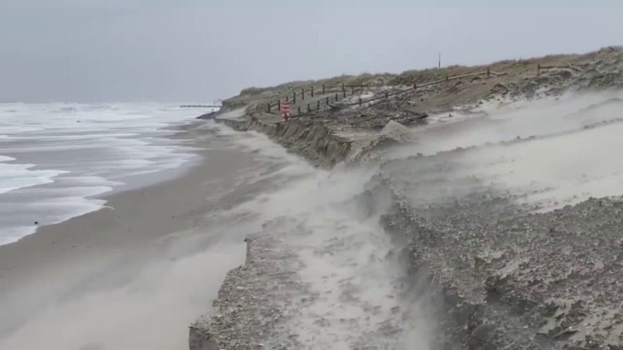 Video: Winds howl on New Jersey Shore