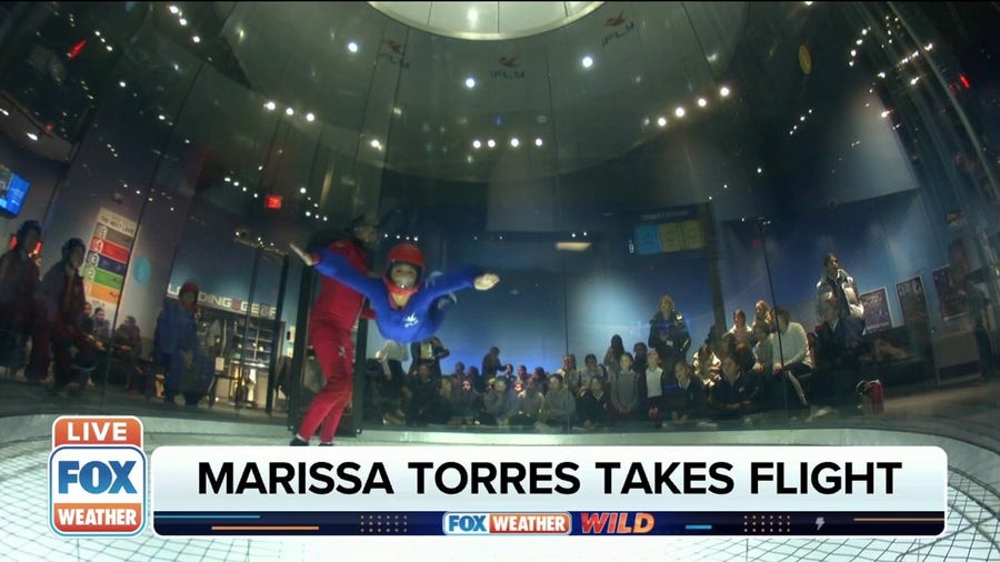 FOX Weather's Marissa Torres goes indoor skydiving!