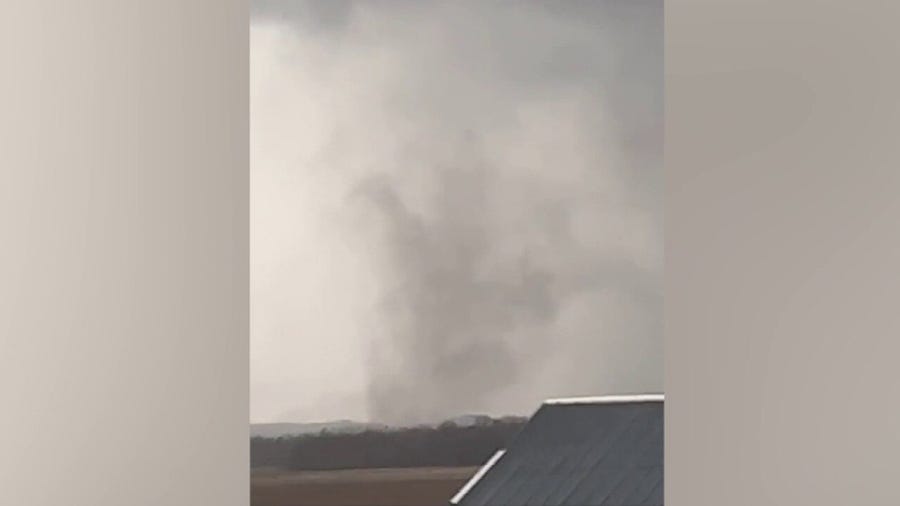 Possible tornado spotted in western Wisconsin