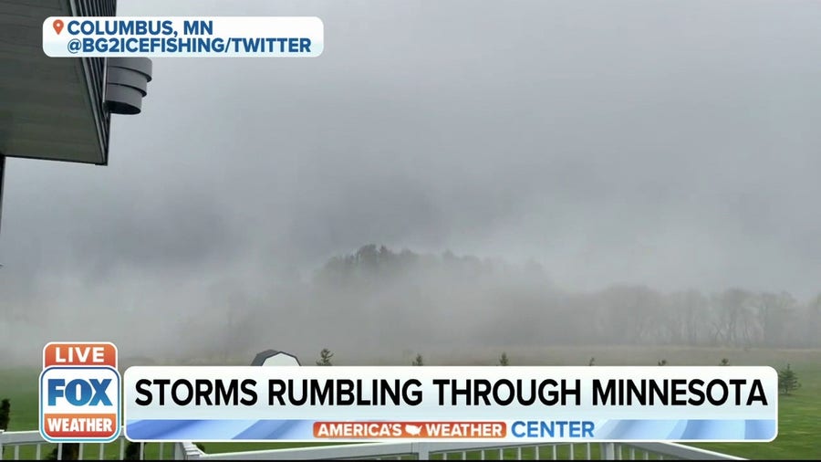 Storms roll through eastern Minnesota