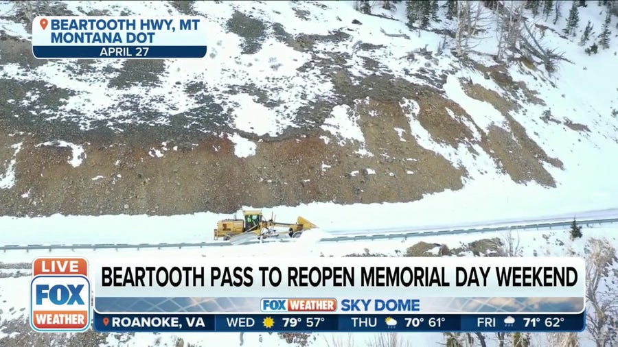 Beartooth Pass in Montana set to reopen Memorial Day Weekend