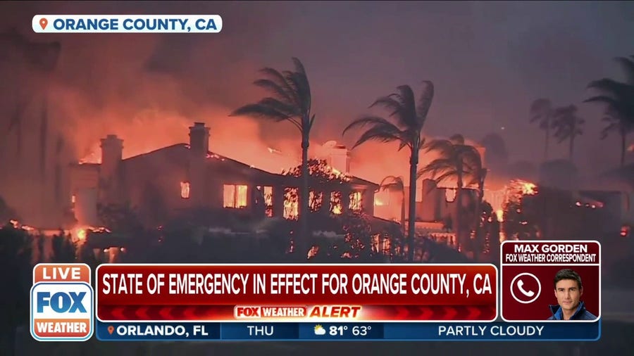 At least 20 homes burned by Coastal Fire in CA, state of emergency in effect