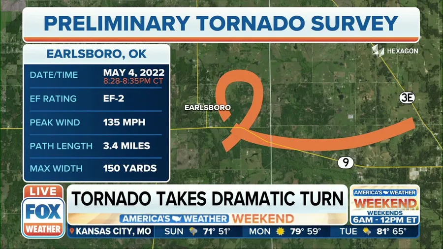Oklahoma tornado completes mile-wide loop