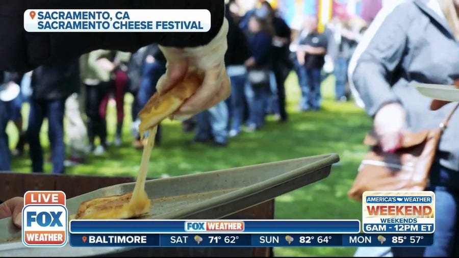 Sacramento Cheese Festival took place over the weekend with hot temperatures