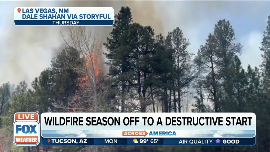 Largest wildfire in New Mexico history continues to burn