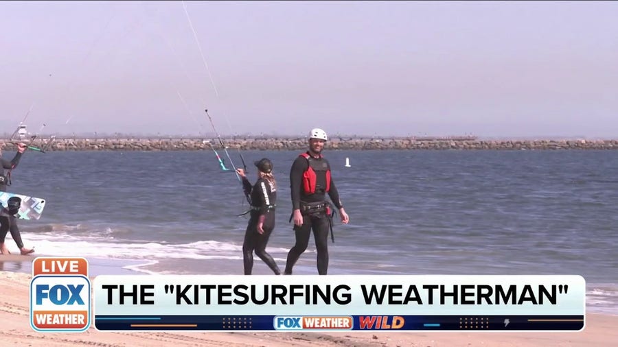 FOX Weather's Nick Kosir enters the world of kitesurfing