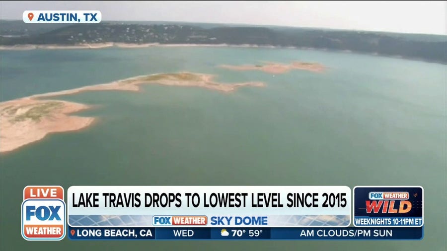 Lake Travis drops to lowest level since 2015