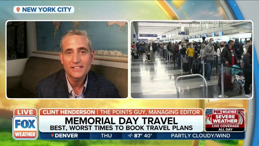 Best time to book travel, reservations for Memorial Day weekend