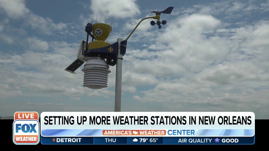 WeatherSTEM installing new weather stations across New Orleans
