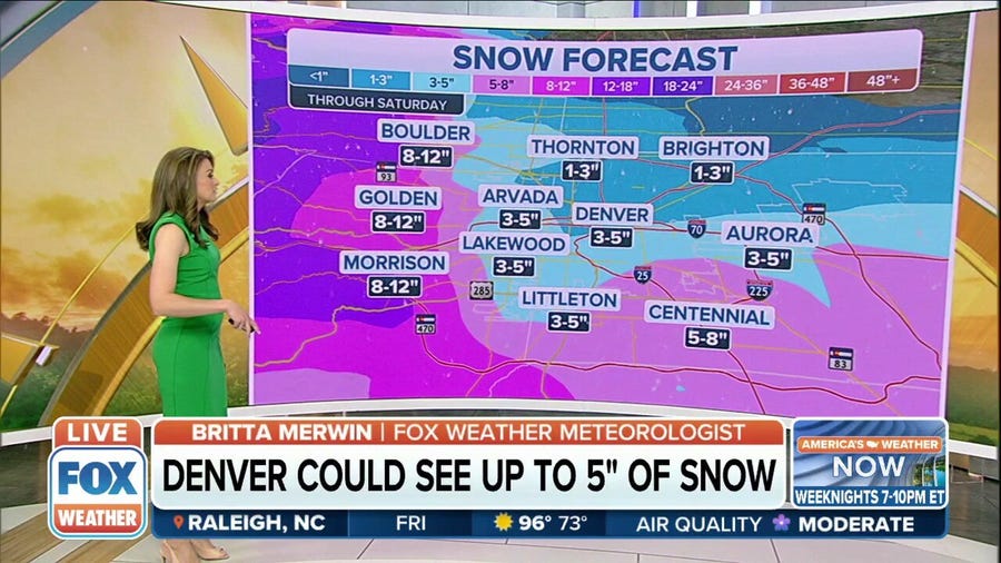 Denver could see up to 5 inches of snow from May snowstorm