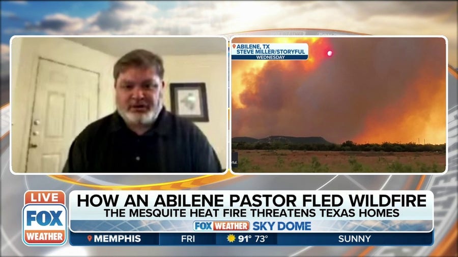 Pastor and Abilene resident evacuated from home due to Mesquite Heat Fire